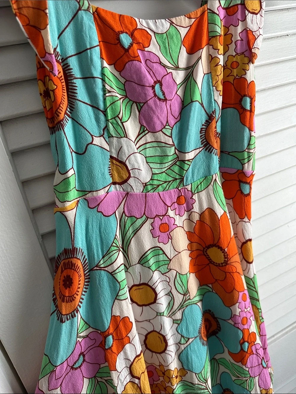 Show me your mumu Claire dress girls floral 8-9 youth NWOT